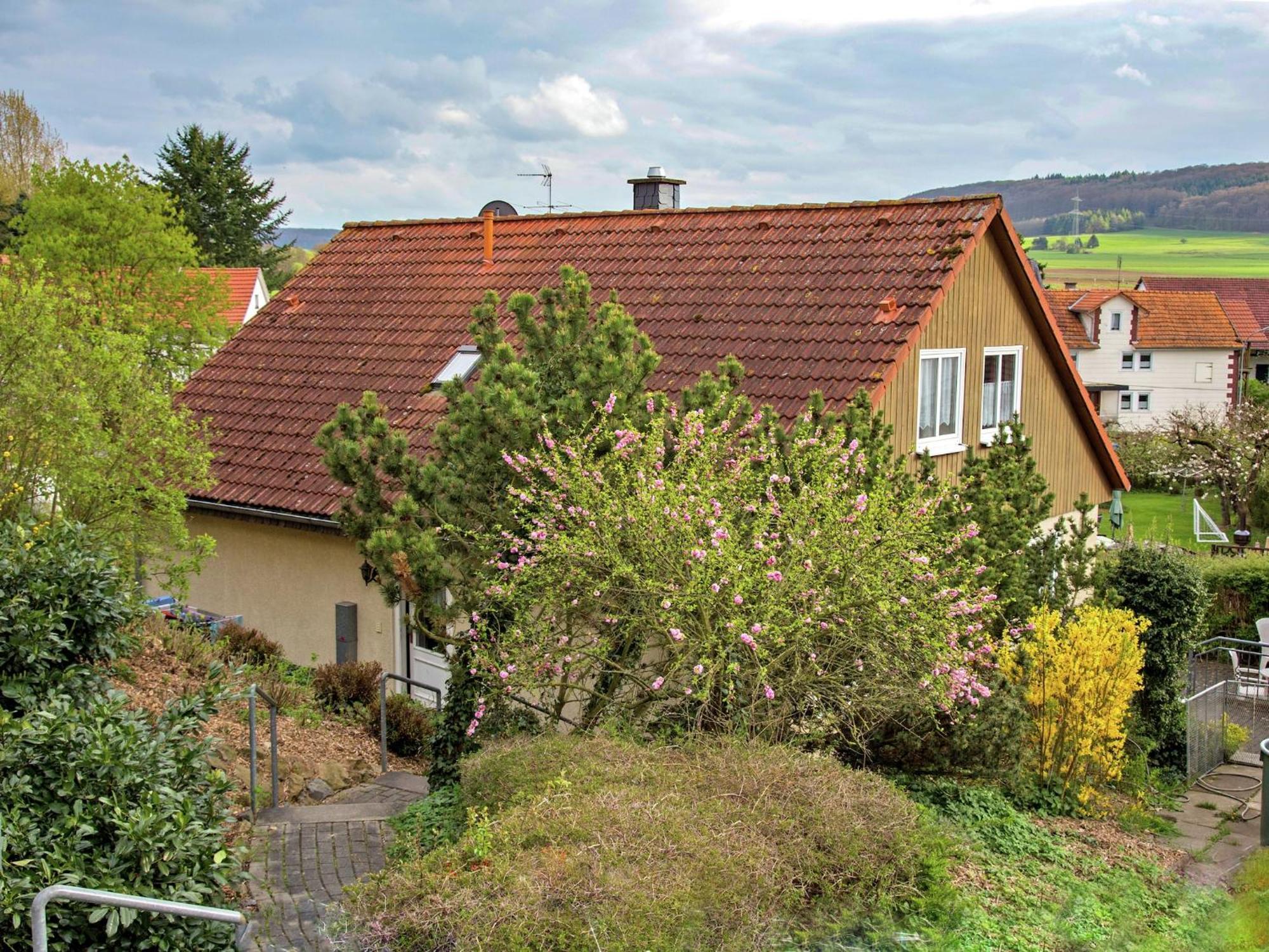 Large Detached Holiday Home In Hesse With Private Garden And Terrace 홈베르크 외부 사진
